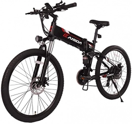 Fafrees Bicicleta Fafrees Bicicleta eléctrica plegable de 26 pulgadas, batería de 48 V / 10 Ah, bicicleta de montaña eléctrica Pedelec Shimano 21, para hombre y mujer