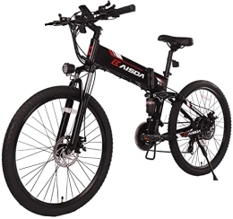 Fafrees Bicicleta Fafrees K1 Bicicleta eléctrica plegable de 26 pulgadas, batería de 48 V / 10 Ah, bicicleta de montaña eléctrica Pedelec Shimano 21, para hombre y mujer