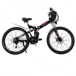 Jun Bicicleta Elctrica para Adultos, 24 Pulgadas 48V12ah Batera De Litio Aleacin De Aluminio Plegable Bicicleta De Montaa