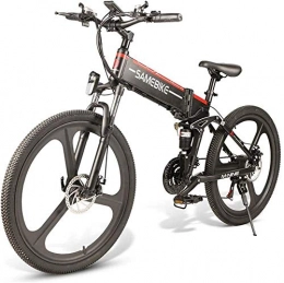 KOWE Bicicleta Elctrica, Bicicleta Elctrica Plegable para Adultos 10.4AH 350W 26 Pulgadas 48V Ebike, Cambio De 21 Niveles Asistido