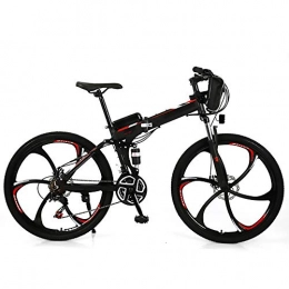 Liangzi E-Bike Bicicletas eléctricas E Bicicleta Plegable, batería de 36 V, Bicicleta eléctrica Plegable de 26 Pulgadas con Motor de 350 W y Engranajes de 21 velocidades, para Hombres y Mujeres