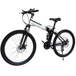 MYMGG Bicicleta de montaña eléctrica plegables MYMGG Bicicletas Plegables Velocidad 21 (24 Velocidades, 27 Velocidades) Bicicleta De Carretera Bicicleta De Carretera Bicicletas De Doble Disco Freno, Negro, 27 Speed