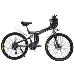 Renbin Bicicletas MontaA,Bicicleta Elctrica Plegable,Potencia 350 W Batera 48V 16 Ah,Adecuada para Adultos Que Viajan por La Ciudad,Black