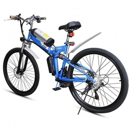 R&Xrenxia Bicicleta de montaña eléctrica plegables RXRENXIA Bicicleta Eléctrica Plegable, 20" E-Bici Plegable 200W De Pedaleo Asistido Plegable Bicicleta con 9 Velocidad Y Extraíble 36V / 8.7Ah Li-Ion