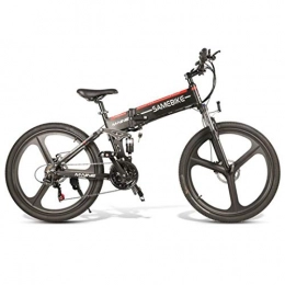 SHTST Bicicleta eléctrica de 26 Pulgadas - Bicicleta eléctrica MTB con batería de Litio de 48 V 8 Ah, Frenos de Disco de absorción de Impactos de Alta Resistencia, Motor de 500 W a 25 km/h