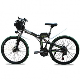 sunyu Bicicleta Eléctrica Plegable, 350 W Motor para Bicicleta De Montaña Eléctrica para Adultos, 26 Pulgadas E-Bike, 36V / 10Ah Ciclomotorgreen