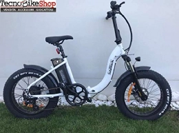 Tecnobike Shop Bicicleta Tecnobike Shop - Bicicleta eléctrica plegable LEM Fat-Bike Folding F 250 W 36 V Litio, Bianco
