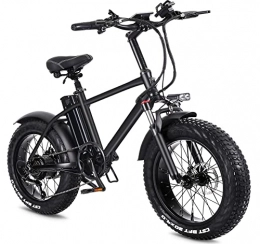 YINGMAO Bicicleta 20'' Bicicleta Eléctrica, E Bike con Batería Litio Extraible 48V 15Ah, Asistencia de Pedal Bici Electrica, Fat Electric Ciudad Bike para Adolescentes y Adultos
