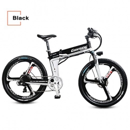 GEDESHENG Bicicleta 7 Speed, 48V 10AH, 250W, 26", Electric Bicycle, Electric Bike, Mountain Bike, Folding E Bike (BLACK)