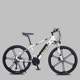AISHFP Bicicletas de montaña eléctrica AISHFP Bicicleta de montaña eléctrica para Adultos de 26 Pulgadas, batería de Litio de 36 V, con Pantalla LCD / Bloqueo antirrobo / Herramienta / Guardabarros, A