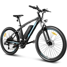 Ancheer Bicicleta ANCHEER Bicicletas eléctricas, Bicicleta de montaña eléctrica 27, 5'' con batería de Litio de 36V 10Ah, LCD y 21 velocidades, Ebike MTB para Hombres y Adultos