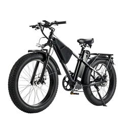 AOPICK Bicicleta AOPICK Bicicletas eléctricas, bicicleta eléctrica para hombre y mujer, de 26 pulgadas, con batería de litio de 48 V, 24 Ah, Shimano de 7 velocidades, resistencia 50 – 110 km