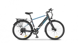 Argento Bicicletas de montaña eléctrica Argento Alpha - Bicicleta eléctrica de Ciudad para Hombre, Gris y Azul, Talla única