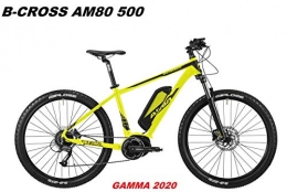 ATALA BICI Bicicletas de montaña eléctrica Atala - Bicicleta B-Cross AM80 500 Gamma 2020, Yellow Black Matt, 18" - 46 CM
