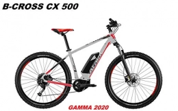 ATALA BICI Bicicletas de montaña eléctrica Atala - Bicicleta B-Cross CX 500 Gamma 2020, Ultralight Red Black, 18" - 46 CM