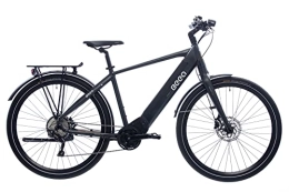 BEEQ Bicicletas de montaña eléctrica BEEQ C800 Trekking - L - Black Suit - Bicicleta eléctrica