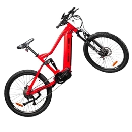 Biastor Bicicletas de montaña eléctrica Biastor | Mr. E-Bike Mountain Electric Bike. Bicicleta Eléctrica de Montaña 29", 48v, 250W, 14.5Ah. Bicicleta eléctrica Unisex de 9 Velocidades. Color Rojo