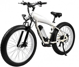 RDJM Bicicleta Bici electrica, Bicicleta eléctrica for Adultos 26 '' Montaña bicicleta eléctrica E-bici de 36v 250w Batería extraíble de litio potente motor Fat Tire de la batería extraíble y Professional 7 Velocida