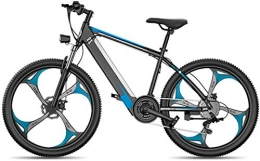 RDJM Bicicletas de montaña eléctrica Bici electrica, Suspensión de bicicletas de montaña eléctrica 400W 26 '' Fat Tire bicicletas de montaña eléctrica E-Bici completa for adultos, 27 Shifter velocidad de aleación de aluminio de bicicleta