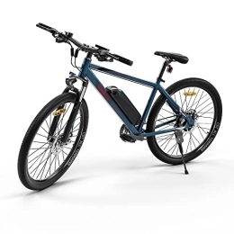 Eleglide Bicicleta Bici montaña, Bicicleta Adulto, Bicicletas electricas Eleglide, Bicicletas Mujer montaña de27.5 / 26", batería extraíble 12, 5 / 7, 5Ah, Shimano 21 velocidades transmisión (Azul-M1)