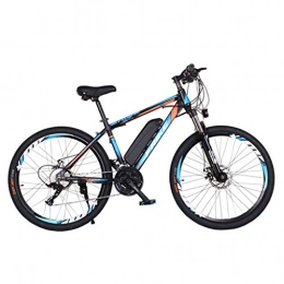 FFF-HAT Bicicleta Bicicleta de montaña eléctrica de 26 pulgadas con batería extraíble de iones de litio de gran capacidad (36V 250W), engranaje de 27 velocidades para bicicleta eléctrica compatible con tres modos de