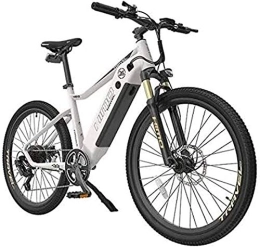 RDJM Bicicletas de montaña eléctrica Bicicleta electrica, Bici de montaña eléctrica de 26 pulgadas para adultos con batería de iones de litio de 48V 10AH / Motor de 250W DC, sistema de velocidad de la variable 7S, marco de aleación de al