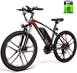 CASTOR Bicicleta Bicicleta electrica Nueva Bicicleta eléctrica de 26 Pulgadas 350W 48V 8AH Montaña / Ciudad Bicicleta 30km / h Bicicleta eléctrica de Alta Velocidad para Viajes de Adultos Masculinos y Femeninos