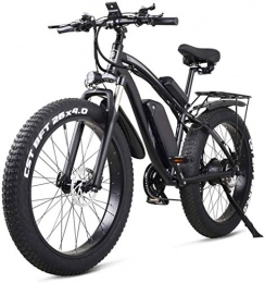 RDJM Bicicleta Bicicleta eléctrica 26 pulgadas bicicleta eléctrica de montaña E-bici 21 Velocidad 48v batería de litio de 4, 0 Todoterreno 1000w del asiento trasero de la bicicleta eléctrica bicicleta de montaña for
