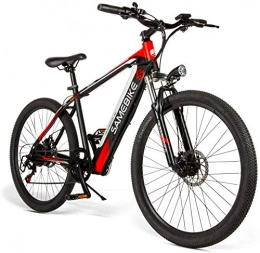 RDJM Bicicleta Bicicleta eléctrica Adultos de 26 pulgadas de bicicletas de montaña eléctrica, E-MTB de aleación de magnesio 400W 48V extraíble de iones de litio All-Terrain 27 velocidad masculino y femenino de la bi
