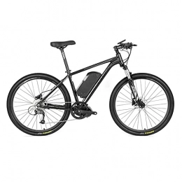 YIZHIYA Bicicletas de montaña eléctrica Bicicleta Eléctrica, Bicicleta de montaña eléctrica para adultos de 29 pulgadas, Motor 350W, Batería de litio de 48V 10A, Velocidad máxima 25 km / h, Desplazamientos en E-bike de viaje, Black gray