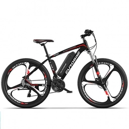 Qsfdhifdr Bicicleta Bicicleta eléctrica de aleación de aluminio, batería de litio de 26 pulgadas de potencia eléctrica asistida fuera de la carretera de velocidad variable bicicleta de montaña-Resistencia 60 km_36V