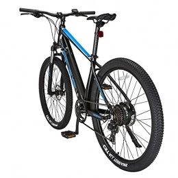 CM67 Bicicleta Bicicleta Eléctrica de Montaña 250 W Motor Mountain Bike de 27, 5 Pulgadas E-Bike MTB Pedal Assist Engranaje De 7 Velocidad De Shimano Amigo Fiable para Explorar