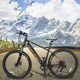 CM67 Bicicletas de montaña eléctrica Bicicleta Eléctrica de Montaña Batería Extraíble de 36V 10Ah Mountain Bike de 27, 5 Pulgadas E-Bike MTB Pedal Assist Shimano 7 Velocidades Compañero Fiable para el día a día