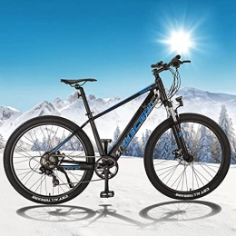 CM67 Bicicleta Bicicleta Eléctrica de Montaña de 27, 5" Batería Extraíble de 36V 10Ah Bicicleta Eléctrica con Batería de Litio de 10Ah E-Bike Engranaje De 7 Velocidad De Shimano Amigo Fiable para Explorar