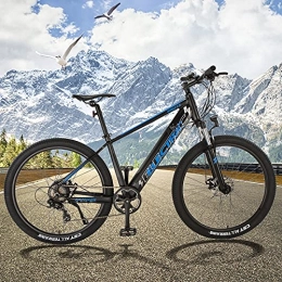 CM67 Bicicleta Bicicleta Eléctrica de Montaña de 27, 5" Batería Litio 36V 10Ah Bicicleta Eléctrica con Batería de Litio de 10Ah E-Bike MTB Pedal Assist Shimano 7 Velocidades Compañero Fiable para el día a día