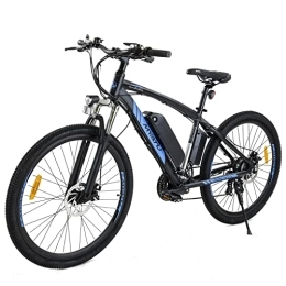 Kara-Tech Bicicletas de montaña eléctrica Bicicleta eléctrica de montaña de 27, 5 pulgadas, 250 W, batería de 10 Ah, pantalla LCD, aluminio, Shimano