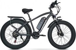 HFRYPShop Bicicletas de montaña eléctrica Bicicleta Eléctrica E-MTB 26'', Ebike de Neumático Gordo 4.0" con 48 V / 15Ah Batería Extraíble, Motor Sin Escobillas, 21 Velocidades, Kilometraje de Recarga hasta 80KM, con Medidor LCD S2 a Color
