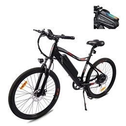 Fafrees Bicicleta Bicicleta eléctrica Fafress F100 de 26 pulgadas, para hombre, con batería de 48 V / 11, 6 A, 7 velocidades Shimano, pedelec eléctrico, carga de 150 kg, resistente al agua IP65