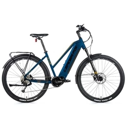 Leader Fox Bicicletas de montaña eléctrica Bicicleta eléctrica Fox Bend Lady MTB de 29 pulgadas, 720 Wh, 95 Nm, color azul