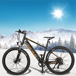 CM67 Bicicletas de montaña eléctrica Bicicleta Eléctrica para Adultos Batería Extraíble de 36V 10Ah Bicicleta Eléctrica E-MTB 27, 5" Bicicleta eléctrica Inteligente Shimano 7 Velocidades Compañero Fiable para el día a día