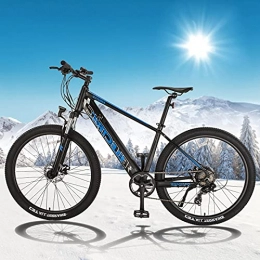CM67 Bicicletas de montaña eléctrica Bicicleta Eléctrica para Adultos Batería Extraíble de 36V 10Ah Bicicleta Eléctrica E-MTB 27, 5" E-Bike MTB Pedal Assist Shimano 7 Velocidades Amigo Fiable para Explorar