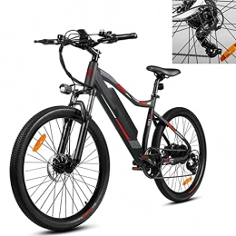 CM67 Bicicleta Bicicleta eléctrica Velocidad de conducción 33 km / h Bicicletas eléctricas de montaña Capacidad de la batería de 11.6AH MTB electrica Pantalla LCD Explore el Hermoso Paisaje con