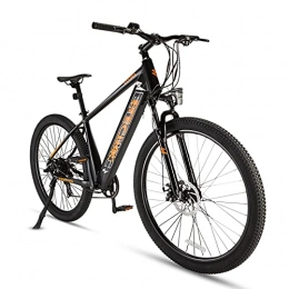 CM67 Bicicleta Bicicletas Velocidad máxima de conducción 25 km / h Bicicleta montaña Adulto Capacidad de la batería (AH) 10Ah Bicicletas eléctricas de montaña Freno Frenos de Disco mecánicos Pantalla LCD, Negra