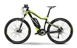 HAIBIKE Bicicletas de montaña eléctrica Carcasa XDURO Seven RX 27, 5 400 wh 10 G XT15 HB BPN - negro / verde / gris - Rh 55