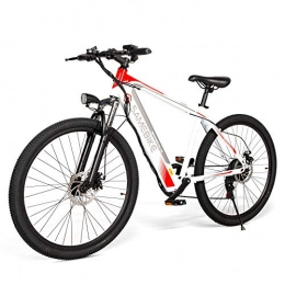 Coolautoparts Bicicleta Eléctrica 250W 26 Pulgadas para Hombres Mujeres/Bicicleta de Montaña/e-Bike 36V 8AH Batería de Litio Shimano 7 Velocidades Frenos de Disco 3 Modos [EU Stock