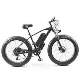 cuzona Bicicleta 1000W Bicicleta elctrica Fat 48V batera de Litio ebike Bicicleta de montaña elctrica Beach Bikes Cruiser Electric Bicycles-Black_Red_China