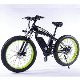 CXY-JOEL Bicicletas de montaña eléctrica CXY-JOEL Bicicleta Elctrica 350W Fat Tire Bicicleta Elctrica Beach Cruiser Ligero Plegable 48V 15Ah Batera de Litio, 48V10Ah350W Verde