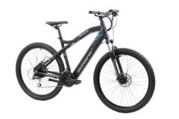 F.lli Schiano Bicicleta F.lli Schiano Braver 27.5", MTB Bicicleta Electrica, Unisex Adulto, Negro-azul