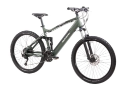 F.lli Schiano Bicicletas de montaña eléctrica F.lli Schiano E- Fully Bicicleta eléctrica, Unisex-Adult, Verde, 27.5