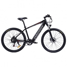 JARONOON Bicicletas de montaña eléctrica F1-New 27, 5 Pulgadas Bicicleta eléctrica, Motor 500W, batería incorporada de Gran Capacidad de 48V 15Ah, Horquilla de suspensión de Resorte de Aceite (Black Red, 15Ah)